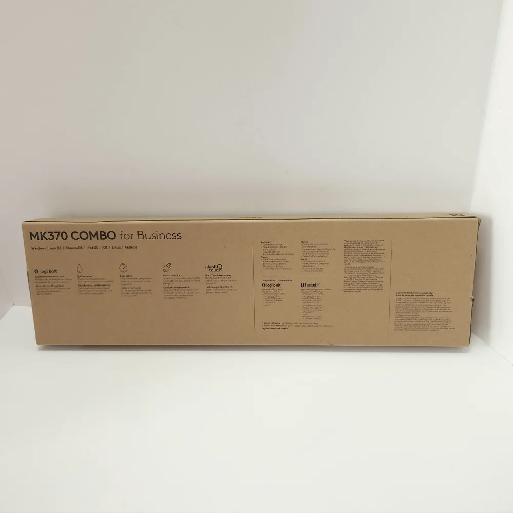 Logitech MK370 Combo for Business Wireless Keyboard and Silent Mouse NEW